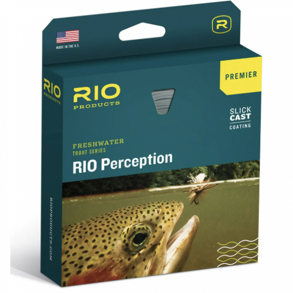 Леска RIO Premier Perception Floating Fly Line WF7F, зелёный/камуфляж в Омске