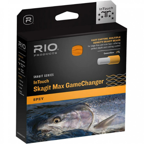 Леска RIO InTouch Skagit Max GameChanger #7/8 525gr, Dk Aqua/Lt Aqua/Orange в Омске