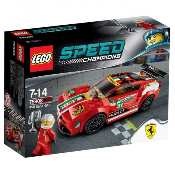 Конструктор LEGO Speed Champions 75908 Феррари 458 Италия GT2 в Омске