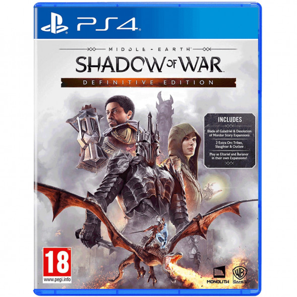 Игра Middle Earth: Shadow of War Definitive Edition [PS4, английская версия] в Омске