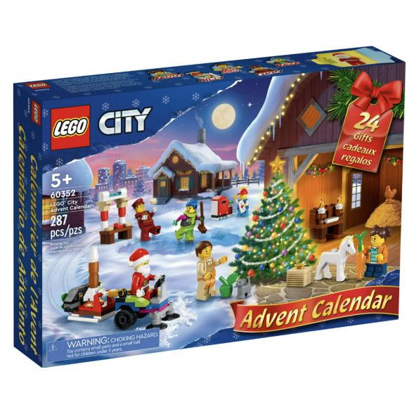 Конструктор LEGO City 60352 Рождественский новогодний календарь 2022 в Омске