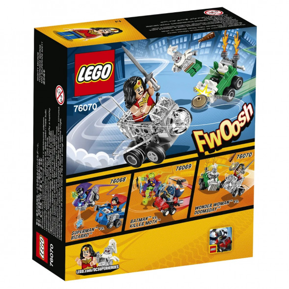 Конструктор LEGO Super Heroes 76070 Mighty Micros: Чудо-женщина против Думсдэя в Омске