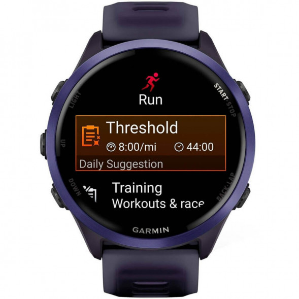 Умные часы Garmin Forerunner 570 47 мм Indigo Aluminium/Translucent Imperial Purple/Indigo 010-02971-02 в Омске