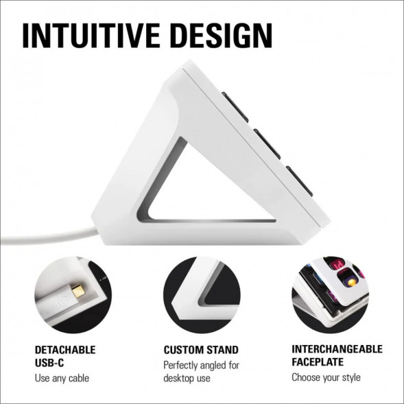 Контроллер Elgato Stream Deck MK.2, белый в Омске