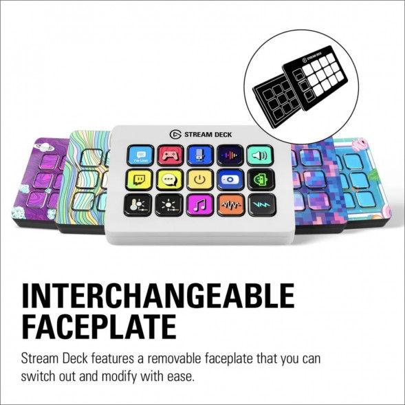 Контроллер Elgato Stream Deck MK.2, белый в Омске
