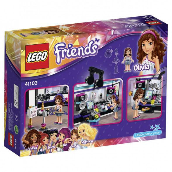 Конструктор LEGO Friends 41103 Поп звезда: студия звукозаписи в Омске