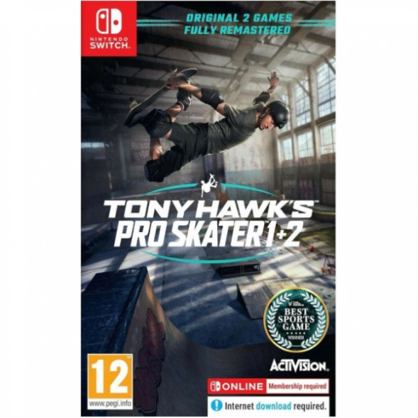 Игра Tony Hawk`s Pro Skater 1+2 [Nintendo Switch, английская версия] в Омске