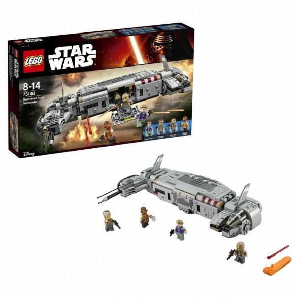 Конструктор LEGO Star Wars 75140 Военный транспорт Сопротивления в Омске