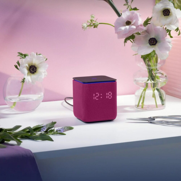 Умная колонка Яндекс Станция Миди с Алисой на YaGPT, малиновый в Омске