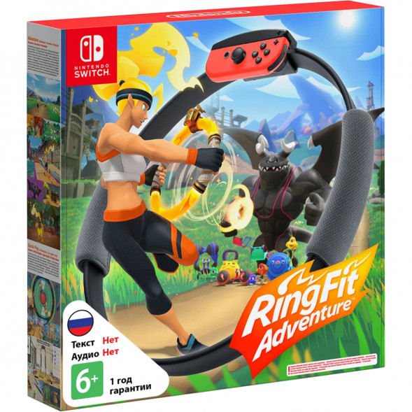 Ring Fit Adventure (Игра + контроллер Ring-Con + ремень на ногу Belt) [Nintendo Switch, английская версия] в Омске
