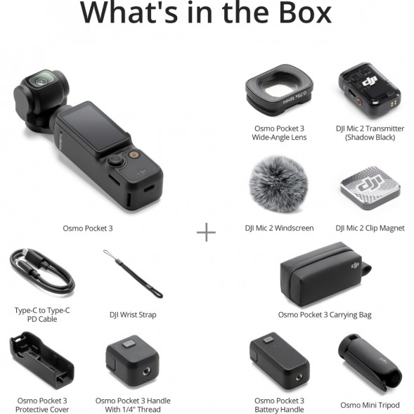 Экшн-камера DJI Osmo Pocket 3 Creator Combo в Омске
