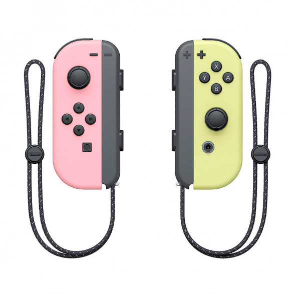 Геймпад Nintendo Switch Joy-Con controllers Duo, пастельный розовый / пастельный жёлтый в Омске