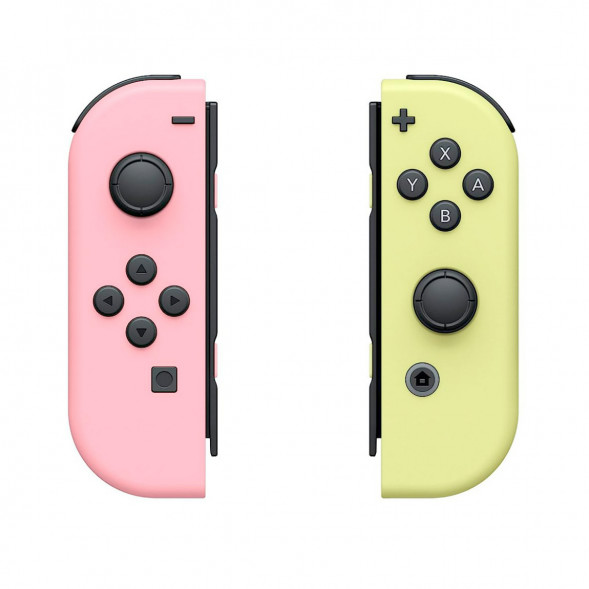 Геймпад Nintendo Switch Joy-Con controllers Duo, пастельный розовый / пастельный жёлтый в Омске