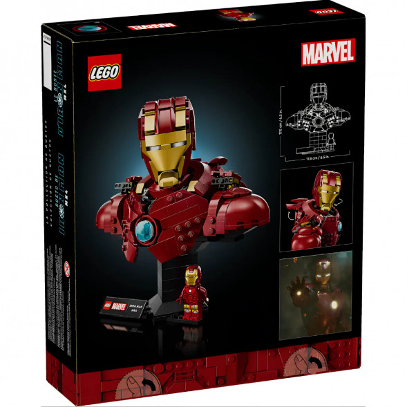 Конструктор LEGO Super Heroes 76327 Бюст Железного человека MK4 в Омске