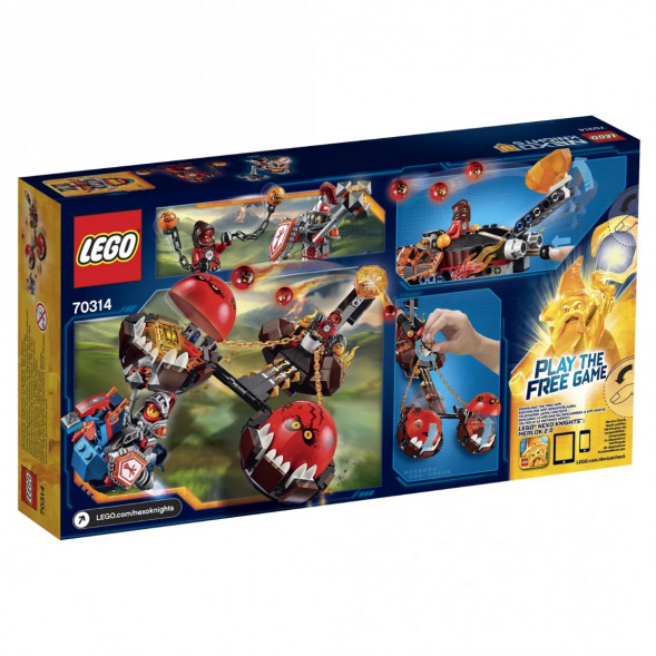 Конструктор LEGO Nexo Knights 70314 Безумная колесница Укротителя в Омске
