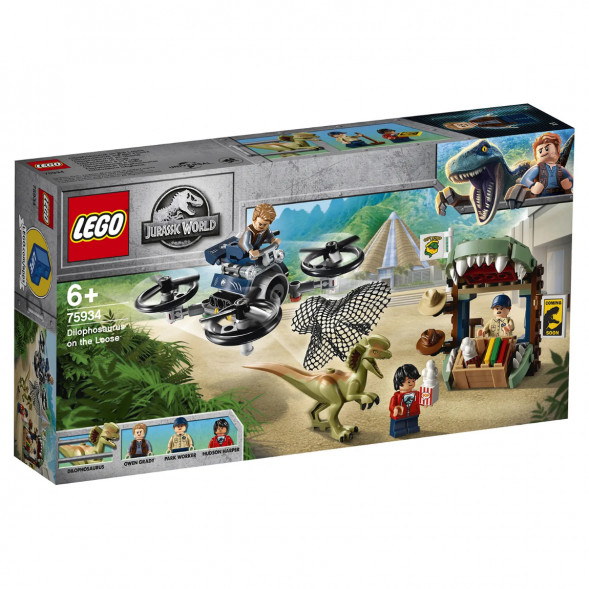 Конструктор LEGO Jurassic World 75934 Побег дилофозавра в Омске