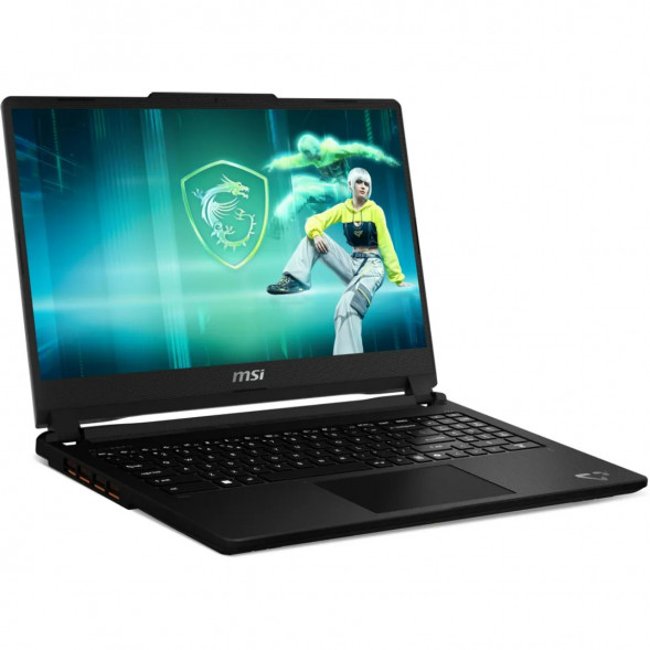 Ноутбук MSI Cyborg 15 C2WE-016XRU (15.6&amp;quot;, IPS, Intel Core 7 240H 2.5ГГц, 10 ядер, 16ГБ DDR5, 1ТБ SSD, NVIDIA GeForce RTX 5050 - 8 ГБ, FreeDOS), серый в Омске