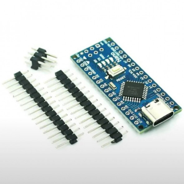 Микроконтроллер Arduino NANO TYPE-C V3.0 (совместимый) Atmega328 CH340 в Омске