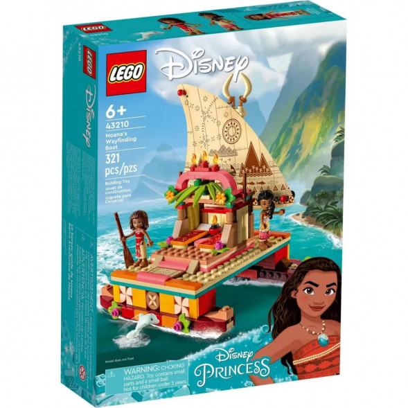 Конструктор LEGO Disney Princess 43210 Путеводная лодка Моаны в Омске