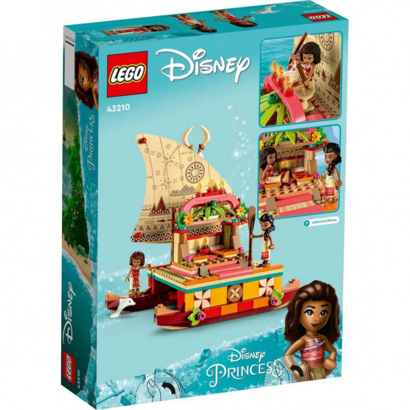 Конструктор LEGO Disney Princess 43210 Путеводная лодка Моаны в Омске