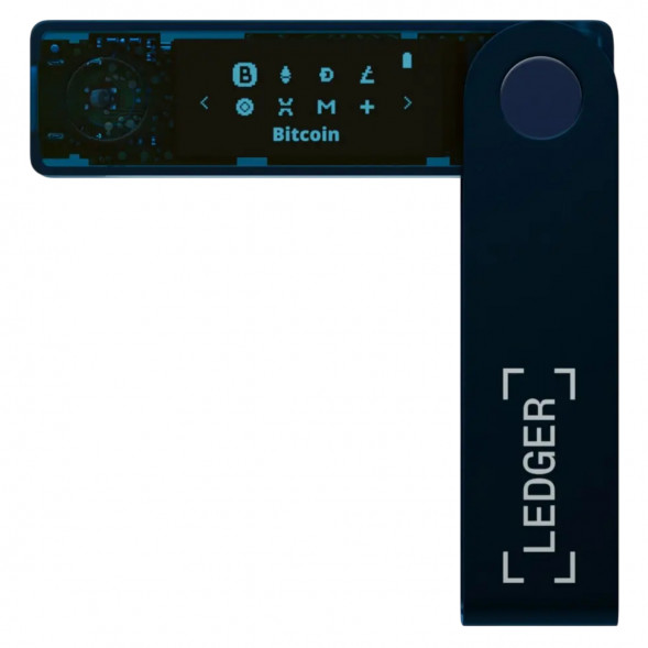 Аппаратный криптокошелек Ledger Nano X, Sapphire Blue в Омске