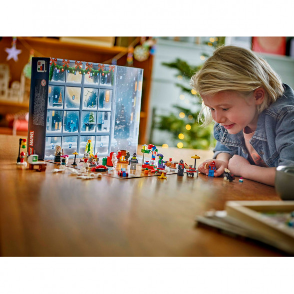 Конструктор LEGO Super Heroes 76293 Новогодний календарь Человек-паук, 2024 в Омске