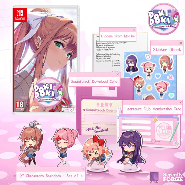 Игра Doki Doki Literature Club Plus! [Nintendo Switch, русские субтитры] в Омске