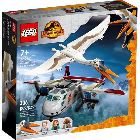 Конструктор LEGO Jurassic World 76947 Кетцалькоатль: нападение на самолёт в Омске