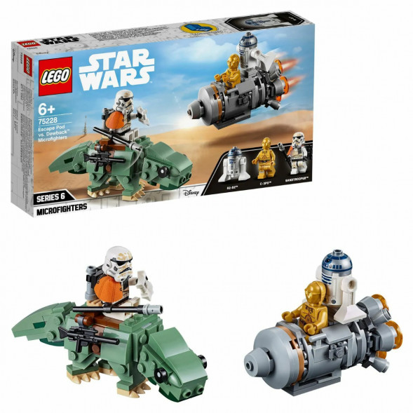 Конструктор LEGO Star Wars 75228 Спасательная капсула Микрофайтеры дьюбэк в Омске