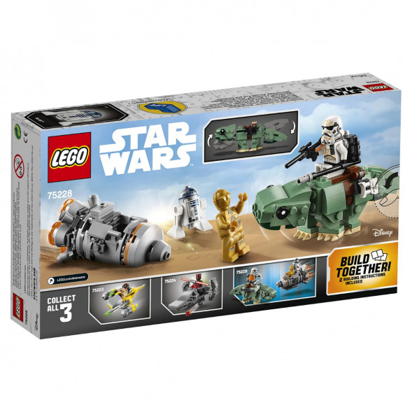 Конструктор LEGO Star Wars 75228 Спасательная капсула Микрофайтеры дьюбэк в Омске
