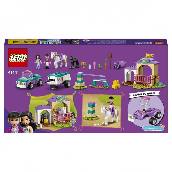 Конструктор LEGO Friends 41441 Тренировка лошади и прицеп для перевозки в Омске