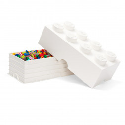Пластиковый кубик для хранения LEGO Creator 4004, белый