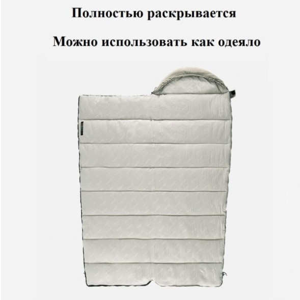 Спальный мешок Naturehike M300 (Левый), серый в Омске