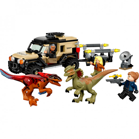 Конструктор LEGO Jurassic World 76951 Перевозка пирораптора и дилофозавра в Омске