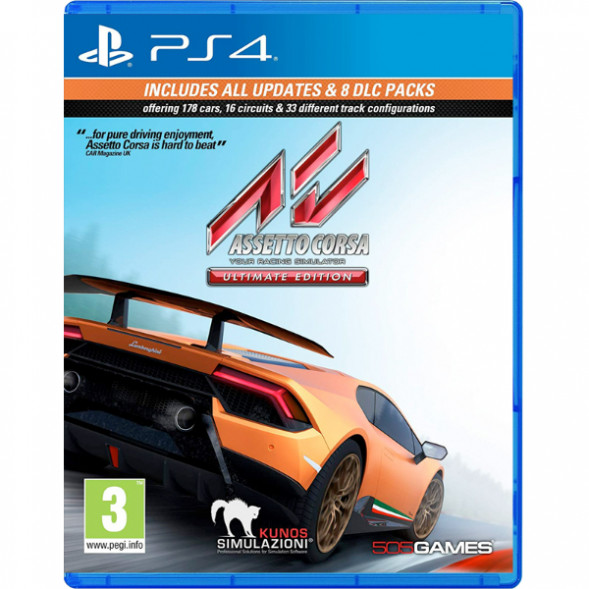 Игра Assetto Corsa. Ultimate Edition [PS4, русские субтитры] в Омске