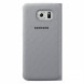 Чехол для Samsung Galaxy S6 S-View Cover (EF-CG920BSE), Silver в Омске