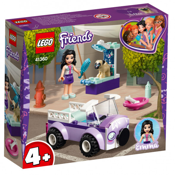 Конструктор LEGO Friends 41360 Передвижная ветклиника Эммы в Омске