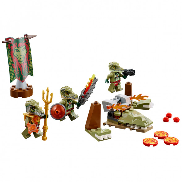 Конструктор LEGO Legends of Chima 70231 Лагерь Клана Крокодилов в Омске