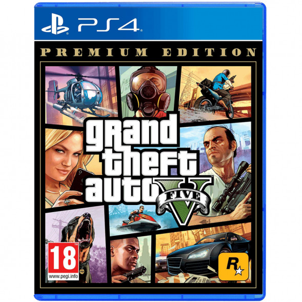 Grand Theft Auto V Premium Edition [PS4, русские субтитры] в Омске
