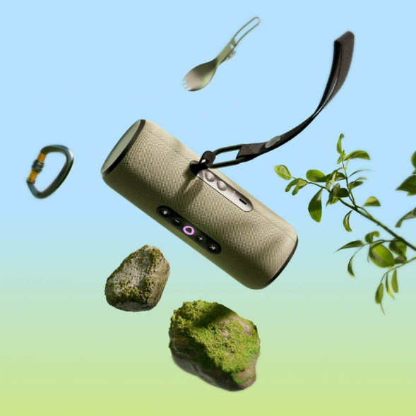 Умная портативная колонка Яндекс Станция Стрит с Алисой, зелёный в Омске