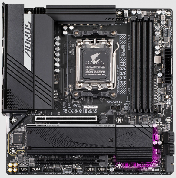 Материнская плата GIGABYTE B650M AORUS ELITE mATX в Омске
