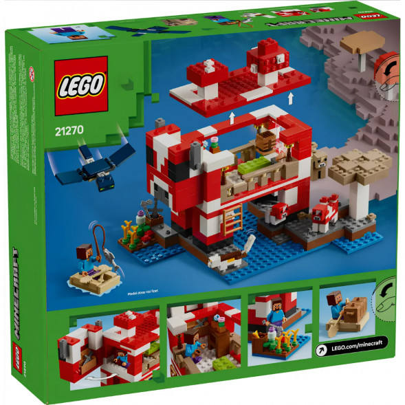 Конструктор LEGO Minecraft 21270 Грибной дом в Омске