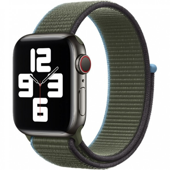 Ремешок для Apple Watch 44mm Inverness Green Sport Loop (MYA72ZM/A), зелёные холмы в Омске