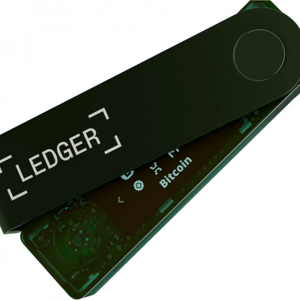 Аппаратный криптокошелёк Ledger Nano X, Emerald Green в Омске