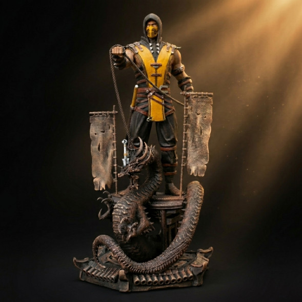 3D фигурка Скорпион Mortal Kombat в Омске