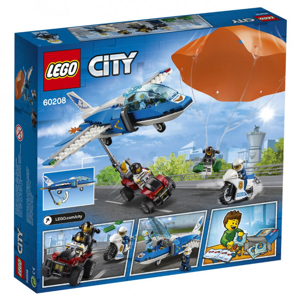Конструктор LEGO City Police 60208 Воздушная полиция: арест парашютиста в Омске