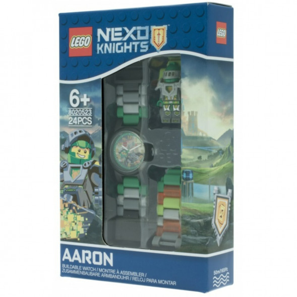 Часы LEGO Nexo Knights 8020523 Аарон с минифигуркой в Омске