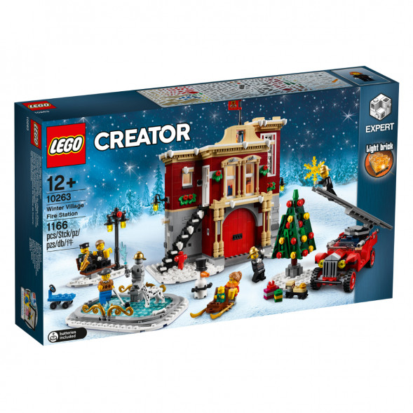 Конструктор LEGO Creator 10263 Пожарная часть в зимней деревне в Омске