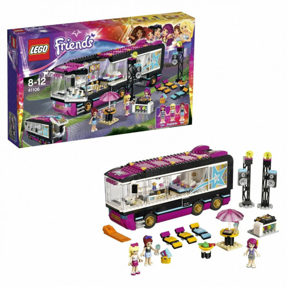 Конструктор LEGO Friends 41106 Поп звезда: гастроли в Омске