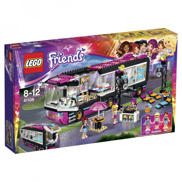 Конструктор LEGO Friends 41106 Поп звезда: гастроли в Омске
